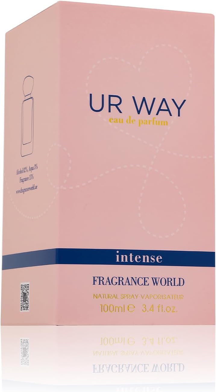 Fragrance World U R Way Intense - Eau de Parfum Perfume For Women, 100ml