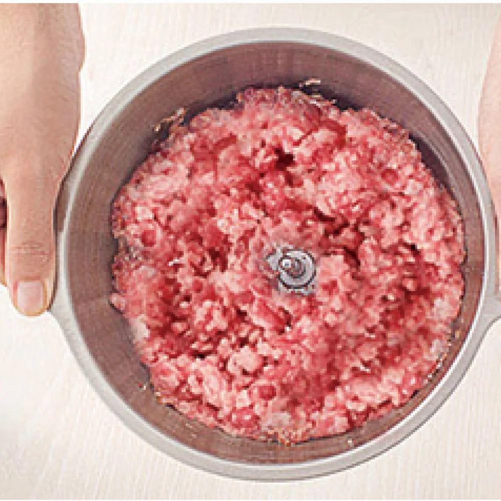 2 Speeds Electric Chopper Meat Grinder Stainless Steel Mincer Food Processor Kitchen Slicer Egg Beater Garlic Vegetable