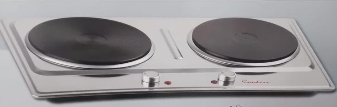 Silver Condere double stainless hot plate/Cooking stove