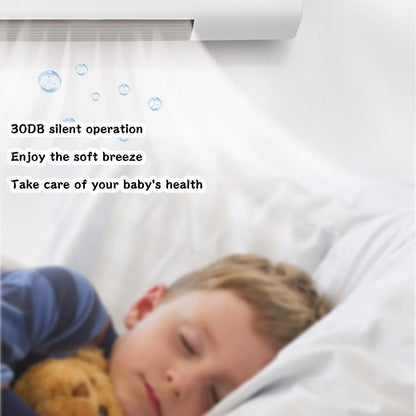 Portable Air Conditioners,Mini Air Conditioners Wall Mounted Air Conditioner,wall-mounted heater with Remote, for Bedroom Living Room Office.Ductless air conditioning fan L55*W24*H12cm