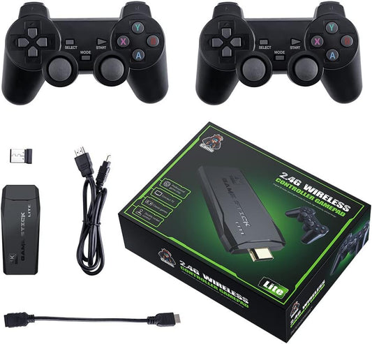 Wireless Retro Game Console, 20000+ Games Retro Gaming Console Classic M8 64G Plug & Play Video TV Game Stick with 2.4G Wireless Controller Gamepad, Nostalgia Gifts for Birthday