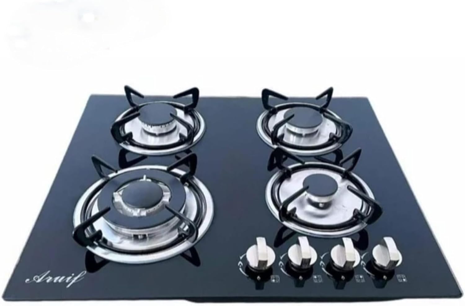4 Burner Tempered Glass Gas Stove