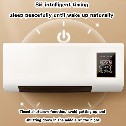 Portable Air Conditioners,Mini Air Conditioners Wall Mounted Air Conditioner,wall-mounted heater with Remote, for Bedroom Living Room Office.Ductless air conditioning fan L55*W24*H12cm