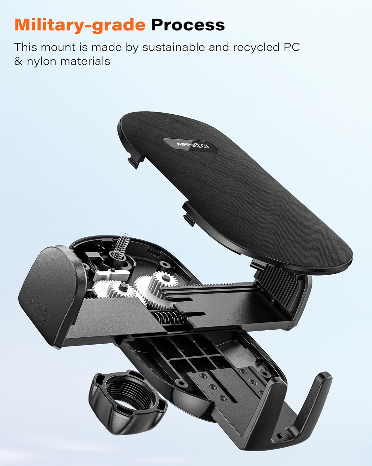 APPS2Car Car Phone Holder,Car Phone Holder Windscreen Mount,Universal Mobile Phone Holder for Cars Dashboard,360° Rotation Hands-Free in Car Phone Cradle,for iPhone 15/14/13/12/11 Samsung S21,etc