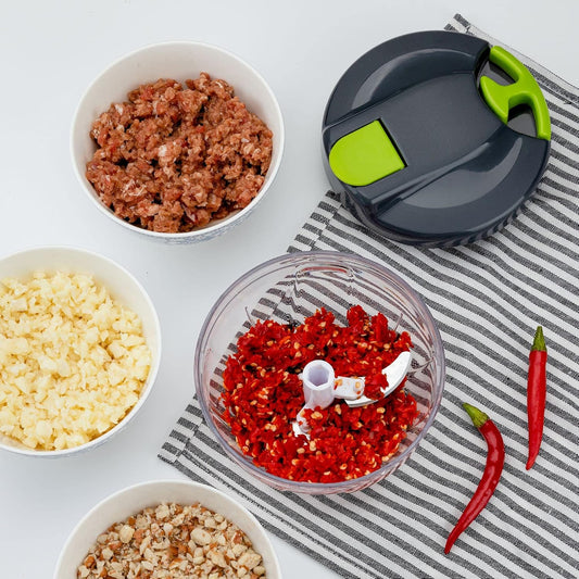 Sifenma Multi-Function Manual Food Chopper (Green)