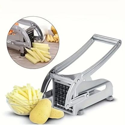1 Set Stainless Steel Fruit Cutter, Vegetable Cutter, French Fry Cutter, Potato Slicer, Vegetable Chopper Kitchen Gadgets