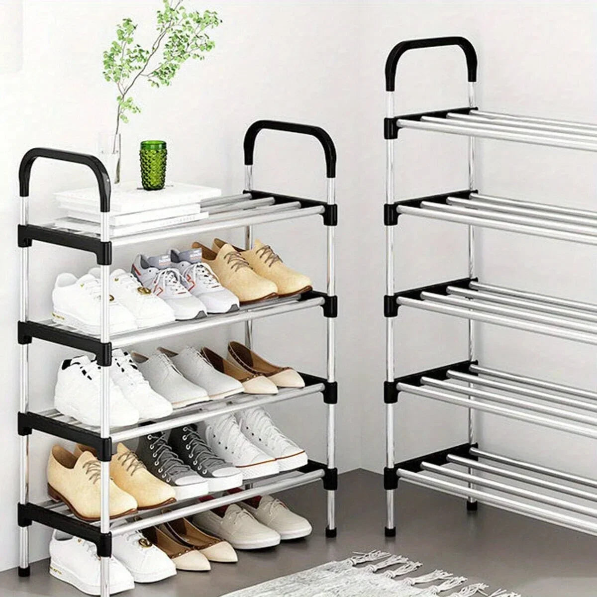 4/5/6/7 layer Shoe Rack Shoes Organizer Shoerack Shoebox Shoe-Shelf Plant Shelves Metal Cabinet Shoes Organizer Cabinets Space