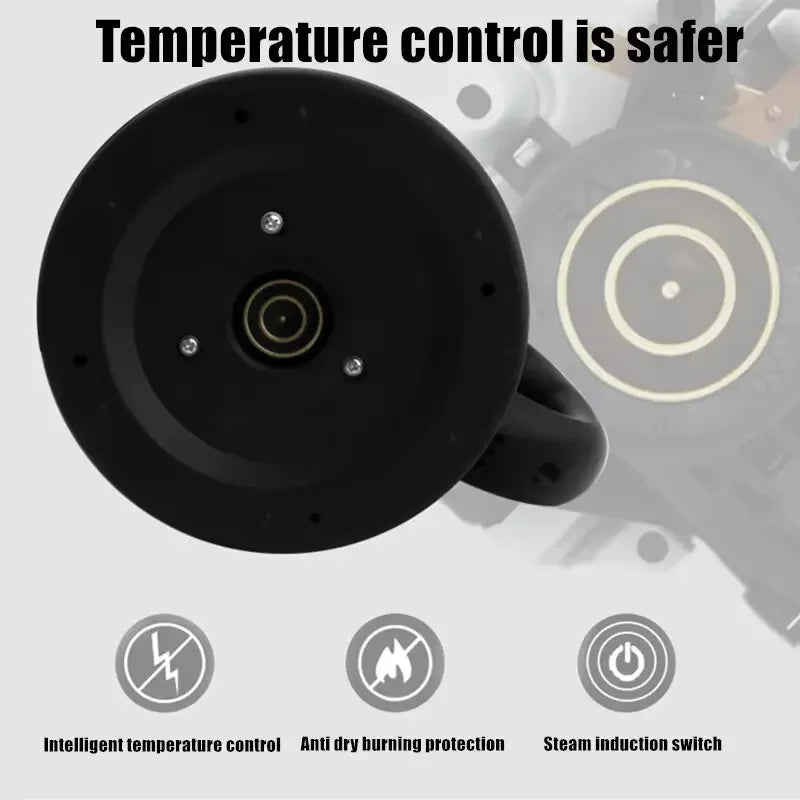 2L Food-grade Stainless Steel Electric Teapot Electric Kettle Hot Water Kettle Coffee Beverage Boiler Electric Water Heater