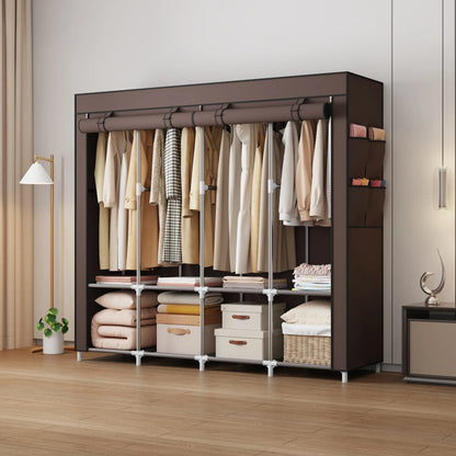 Multi Functional Simple Wardrobe Dust-proof Combination Storage Home Rental Room Assembly Dormitory Special Price Modern Style