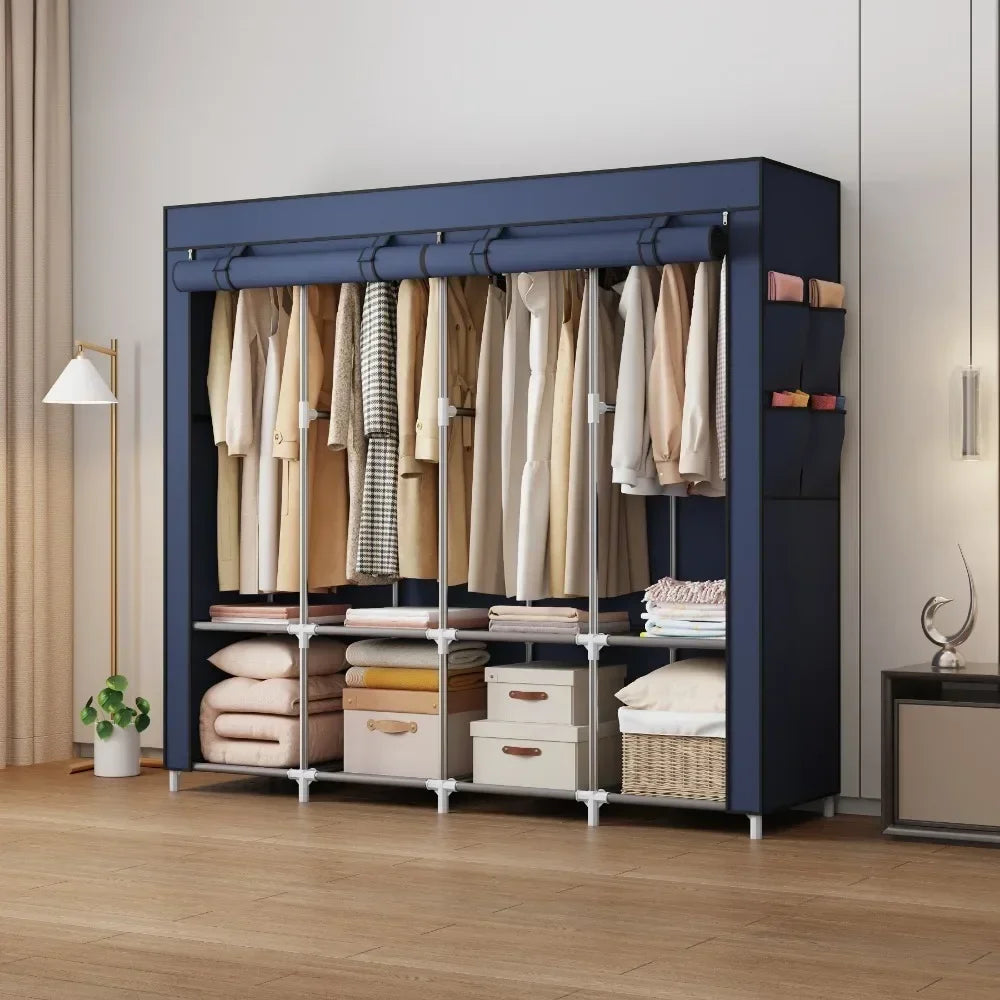 Multi Functional Simple Wardrobe Dust-proof Combination Storage Home Rental Room Assembly Dormitory Special Price Modern Style