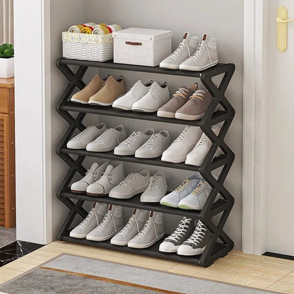 Xmas Must-Have! Easy Install Shoe Rack - Dustproof & Breathable! Portable, Perfect for Dorm & Home. Limited Time Offer!