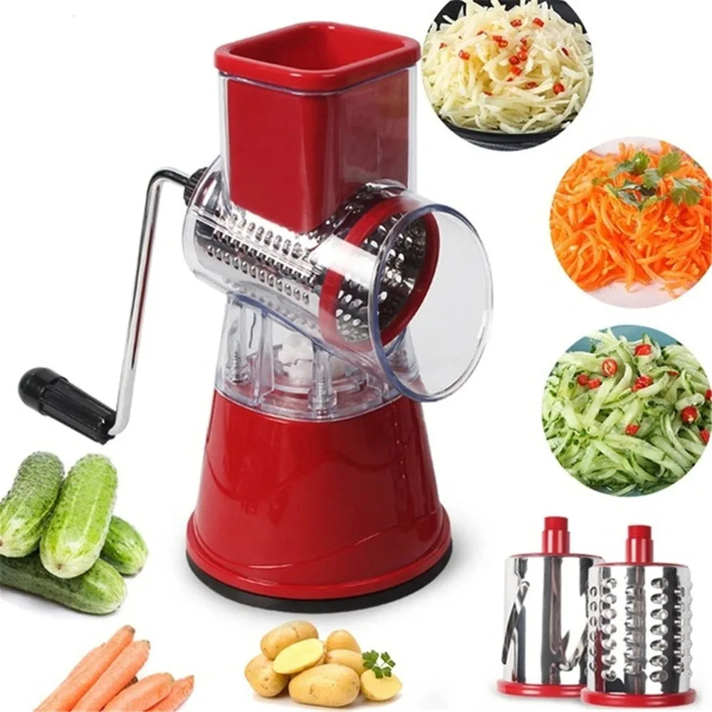 New Fruit & Vegetable Tools Vegetable Chopper Shredders Blender Cheese Grinder Kitchen Gadgets Rotary Food Cutter Kitchen
