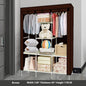 Metal Combination Simple Wardrobe Rental Room Steel Pipe Assembly Clothes Household Bedroom